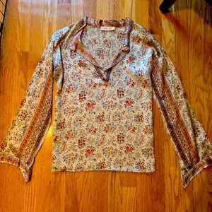 MAJE Floral Silk Blouse - Stunning Fall top 🍁🍁